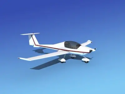 Daimond DA-20 Katana V11 3D model