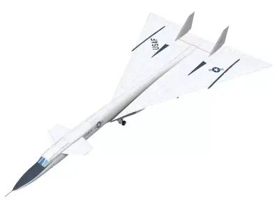 North American XB70 Valkyrie 3D model
