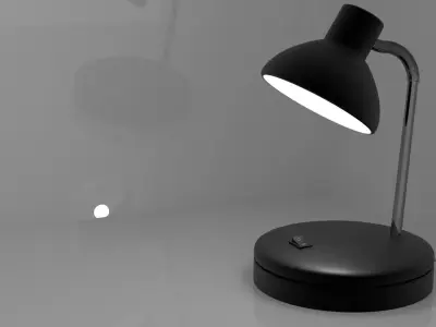 Bedside Lamp  Free low-poly 3D model
