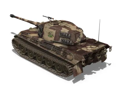 Panzerkampfwagen VI - Ausf B - Tiger II - 201 3D model