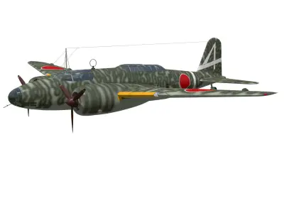 Ki21 Type II Kou Sally 3D model