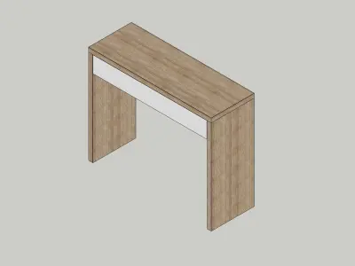 Table MOCKA Jesse Console Table Free 3D model