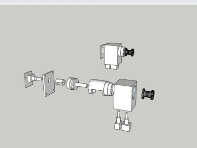 AIRBUS A320 ALTITUDE KNOB 3D print model