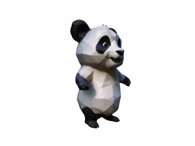 3d Render Giant Panda Bear 3D model