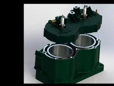 Jet Ski Engine 3D model