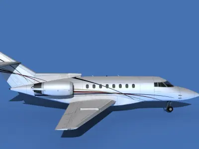 Hawker Siddley 1000 V14 3D model