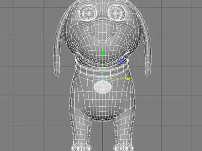 cute puppy 3d model 3D model