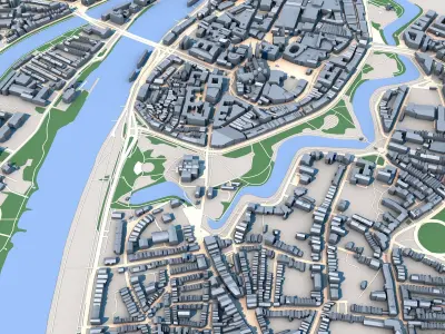 Bremen Cathedral Germany 3D model