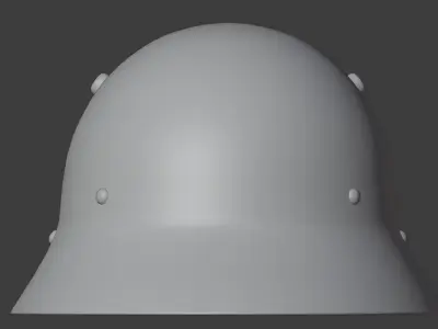M30 and M32 Helmet Low-poly 3D model