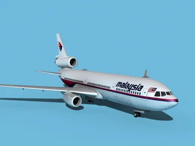 McDonnell Douglas MD-11 Malaysia 3D model
