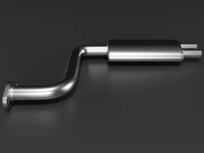 Car Exhaust Pipe 3D model