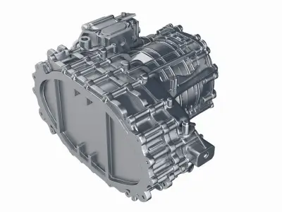 Electric Vehicle Motor 2 3D model