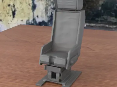Fighter Jet Pilot Seat 3D print model