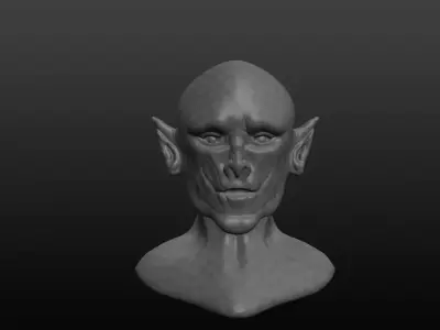 Ork Character Low-poly 3D model