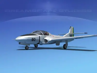 Cessna T-37 Tweetybird Brazil 3D model