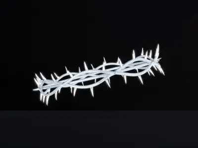Kendrick Lamar Crown Low-poly 3D model