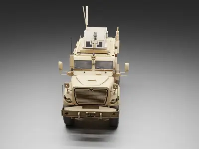 Navistar MaxxPro Tank Low-poly 3D model