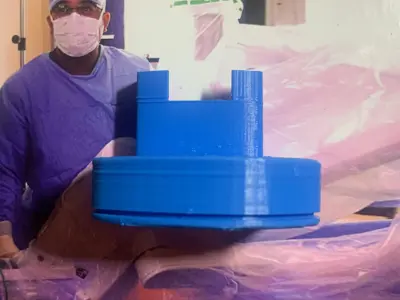 3M 6500 Half Respirator Exhaust Valve Filter HALF PRICE SALE 3D model