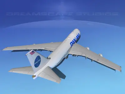 Boeing 747-100 Pan Am 2 3D model