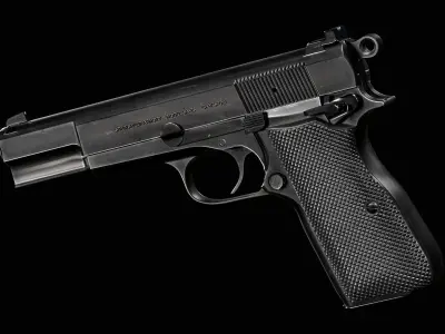 SA35 Handgun Low-poly 3D model