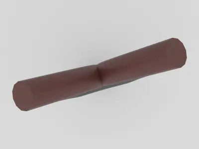 Stylized Cartoon Slingshot Game-Ready 3D Model Low-poly 3D model