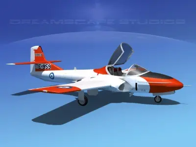 Cessna T-37 Tweetybird V06 Greece 3D model