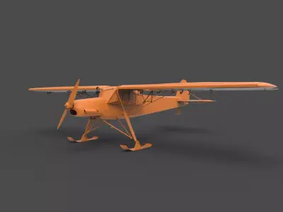 fieseler fi 156 storch winter 3D print model