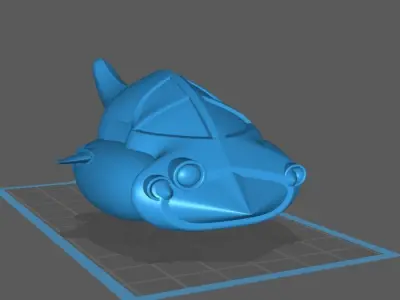 Retro Space Car - 02 3D print model