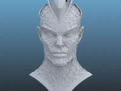 Cyber-Scout Bust PM-85 3D print model