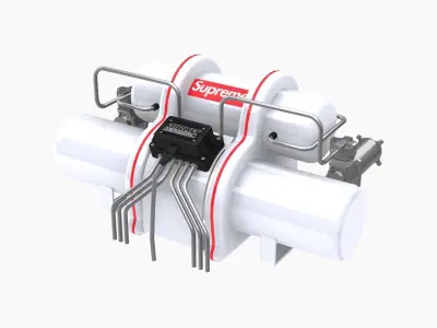 Airlift Performance air suspension kit B Low-poly 3D model