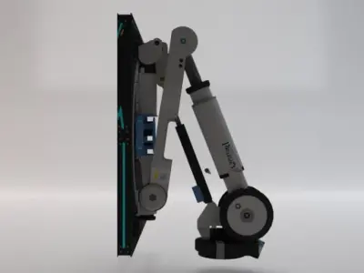 Sci-Fi Motion Platform 02 Low-poly 3D model