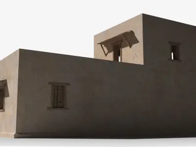 Arab x25 Low-poly 3D model