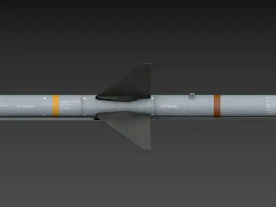 AIM-7 Sparrow 3D model