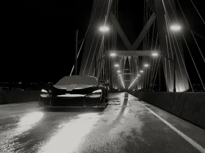 McLaren Senna animation Free 3D model