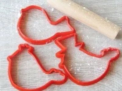 Set Three birds cookie cutter for professional Free 3D print model