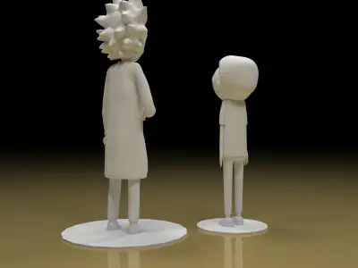 Rick and Morty 3D print model