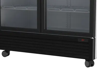 Detailed Commercial Fridge 3D model