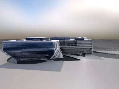 V AND A MUSEUM DUNDEE 3D model