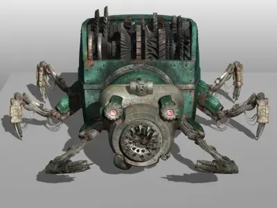 Garbage Monster 3D model