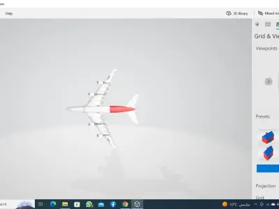 the plane mclaren front wings 3D model