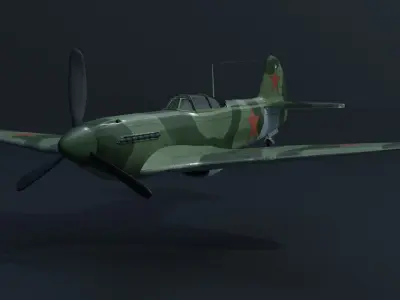 Yakovlev Yak-9 3D model