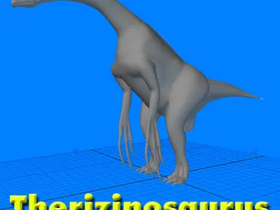 Therizinosaurus Dinosaur 3D model