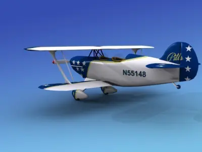 Pitts Special 3D model