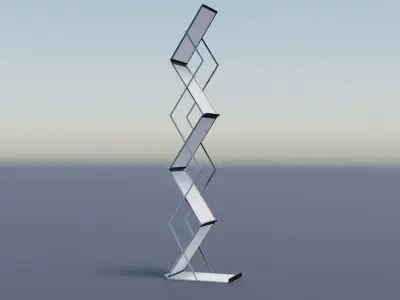 Magazine stand 3D model