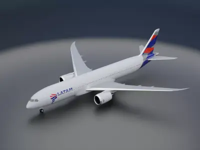 Boeing 787-9 LATAM 3D model