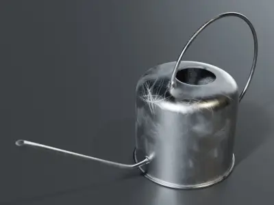 WATERING METAL CAN 3D model
