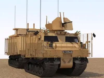 Warthog ATV 3D model