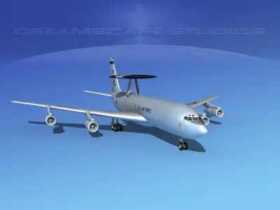 Boeing E-3B Sentry USAF 3 3D model