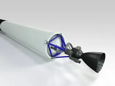 SpaceX Falcon 1 3D model