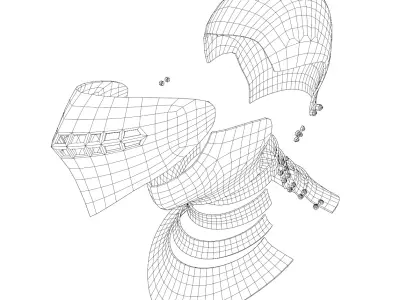 Italian renaissance inspired fantasy helmet Free low-poly 3D model